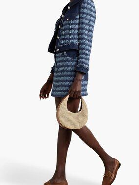 Veronica Beard Striped Denim Skirt (Jacket Available Too)